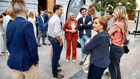 Marifr&aacute;n Carazo, alcaldesa de Granada, durante la presentaci&oacute;n de Kart Royale