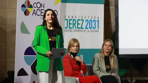 Lidia Mar&iacute;a Jaime en la presentaci&oacute;n del Festival de Cine Con Acento
