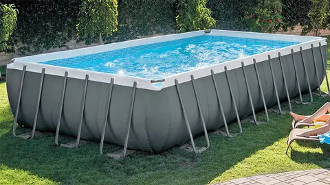 Piscina tubular de Leroy Merlin