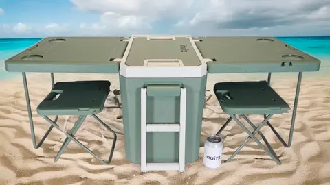 Nevera mesa con 2 sillas Roller Inuitz