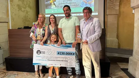 Donaci&oacute;n de los padres de Valentina