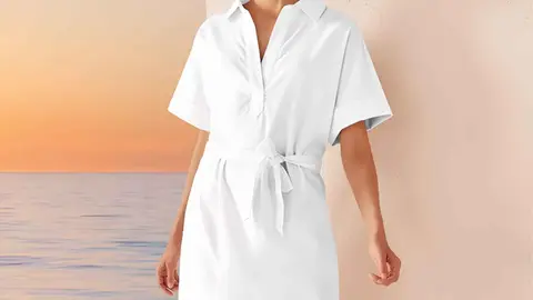 Vestido largo de lino de Lidl