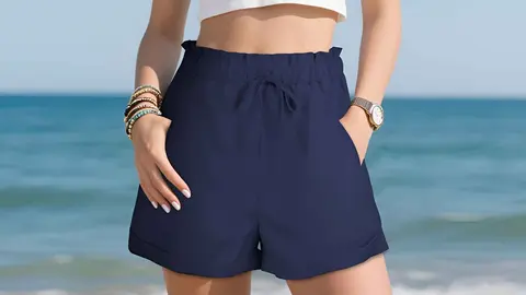 Pantalones cortos y sueltos de verano AYESY de Amazon