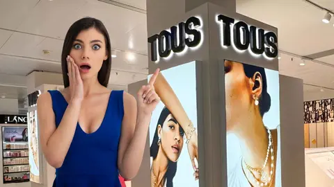 Una mujer en la secci&oacute;n de Tous de El Corte Ingl&eacute;s