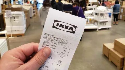 Ticket de IKEA