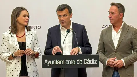 Bruno Garc&iacute;a, durante la rueda de prensa posterior a la Junta de Gobierno Local | Cristo Garc&iacute;a