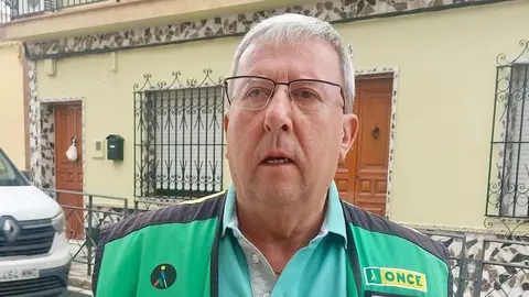 Jos&eacute; Manuel Guijarro, vendedor de la ONCE desde 2018 en Bormujos
