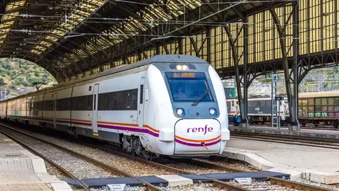 Un tren en circulaci&oacute;n