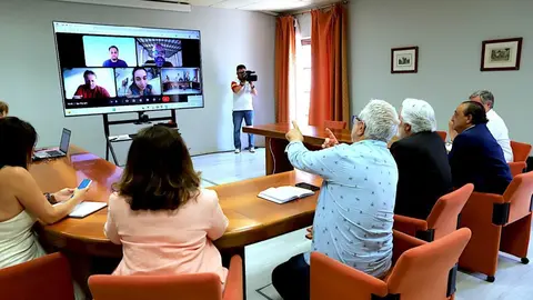 Videoconferencia con la ciudad de Victoria (Malta)