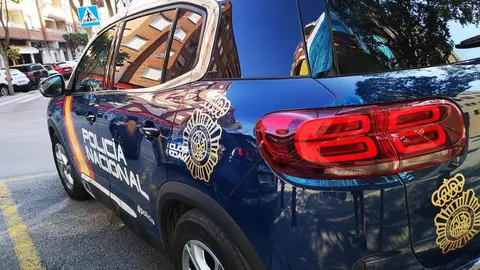 Un coche de la Polic&iacute;a Nacional en una foto de archivo