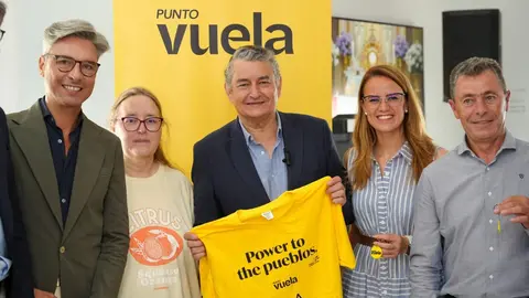 Antonio Sanz, durante la presentaci&oacute;n de la nueva web del Consorcio Puntos Vuela en Andaluc&iacute;a