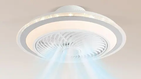 Ventilador de techo iluminable