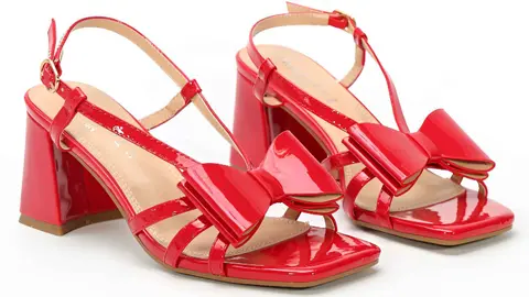 Sandalias tac&oacute;n lazo de Marypaz