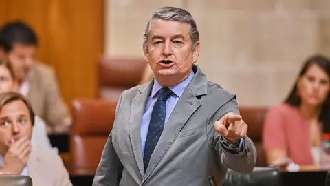 Antonio Sanz ha se&ntilde;alado directamente al PSOE en el Parlamento andaluz | Salvador L&oacute;pez Medina