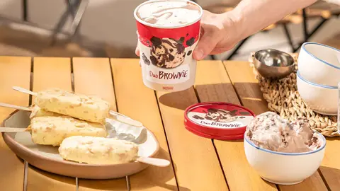 Helado Duo Brownie Hacendado de Mercadona