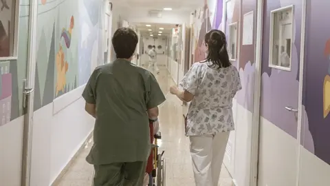 Interior del Hospital Materno Infantil de Ja&eacute;n