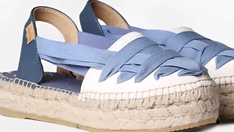 Alpargatas planas Rio en algod&oacute;n con cintas al tobillo, Toni Poins en El Corte Ingl&eacute;s
