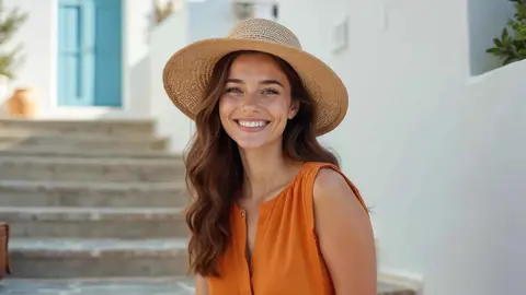 Una mujer a la moda con ropa de Amazon