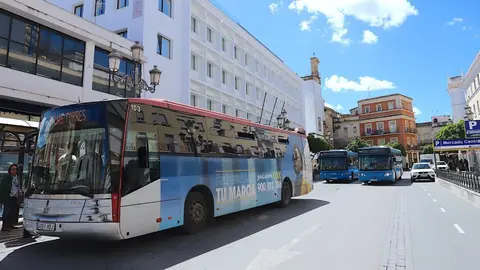 Autobuses urbanos en Jerez