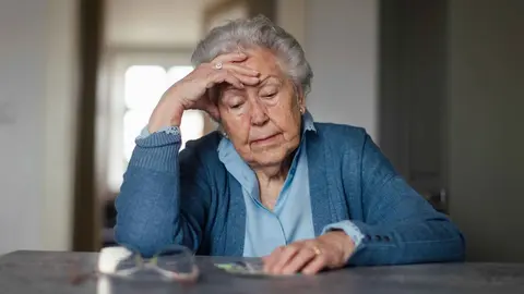 Una pensionista de la Seguridad Social