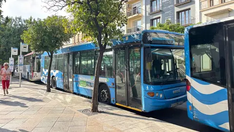 Autobuses fuera de servicio