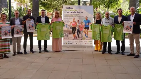 Presentaci&oacute;n de la X Marcha contra el C&aacute;ncer en Huelva