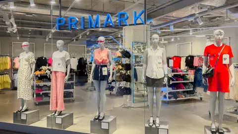 Tienda Primark, escaparate