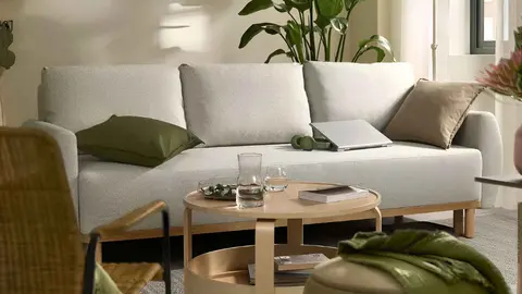 Sof&aacute; cama de la serie GRUNNARP de Ikea