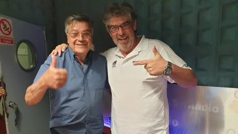 Josele, a la izquierda de la imagen de  archivo junto a Jos&eacute; Guerrero Yuyu