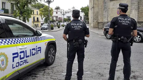 Polic&iacute;a Local de Jerez en una imagen de archivo