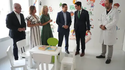 Juanma Moreno, durante la inauguraci&oacute;n del nuevo centro de salud de Cazorla
