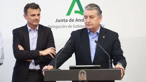 Antonio Sanz, junto a Bruno Garc&iacute;a, en una imagen de archivo | Cristo Garc&iacute;a