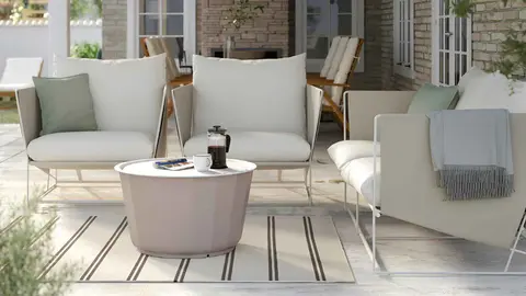 Sof&aacute; de 2 plazas para exterior de la serie HAVSTEN de Ikea
