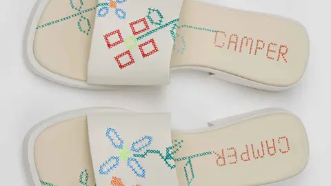 Sandalias de piel, Twins de Camper