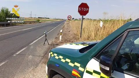Un coche de la Guardia Civil en una foto de archivo