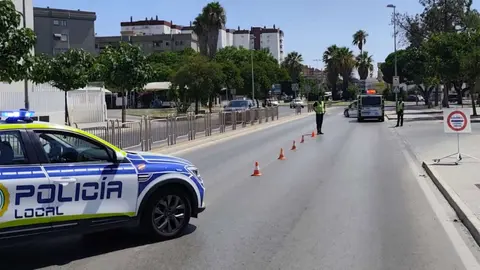 Control de la Polic&iacute;a Local en Jerez