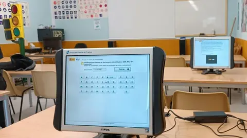 Aula informatizada de la DGT