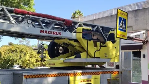 Incendio en un &aacute;tico en Jerez