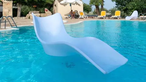 Tumbona de jard&iacute;n de dise&ntilde;o moderno Chaise Longue Sined Cassiopea