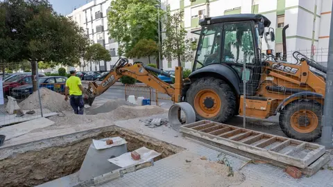 Obras de acerado en C&aacute;diz