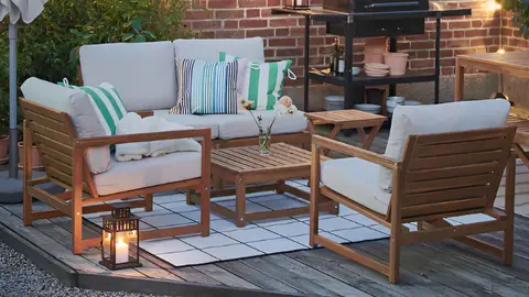 Conjunto 4 plazas de exterior de la serie N&Auml;MMAR&Ouml; de Ikea