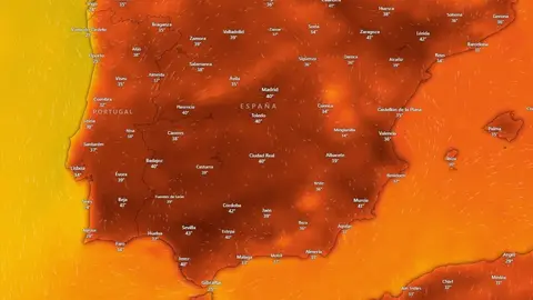Temperaturas previstas S&aacute;bado 16 de agosto de 2025 en Espa&ntilde;a