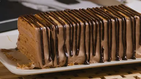 Tarta de queso de la abuela sin horno con capas de galleta y chocolate | DAP