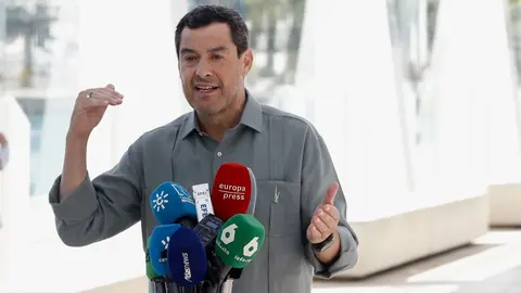 El presidente de la Junta de Andaluc&iacute;a, Juanma Moreno