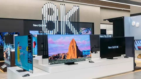 Secci&oacute;n de televisiones Samsung en El Corte Ingl&eacute;s