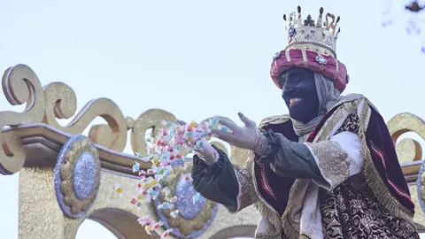 El rey Baltasar en una cabalgata