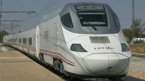 Uno de los trenes que cubre la ruta Madrid-Almer&iacute;a