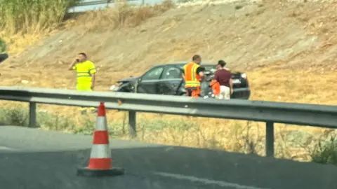 Accidente en la autov&iacute;a del Sur | C.G.