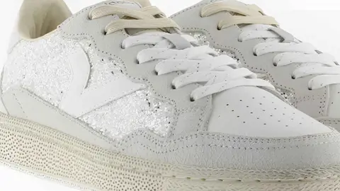 Zapatillas deportivas de glitter con piezas en contraste, Victoria en El Corte Ingl&eacute;s