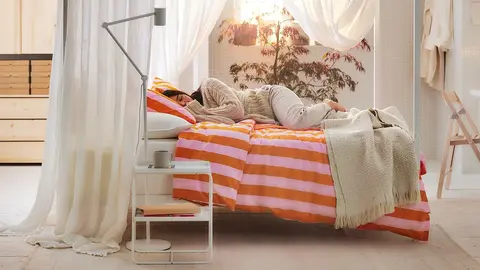 Funda n&oacute;rdica con funda de almohada de Ikea